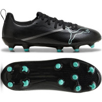 PUMA Ultra Nitro 7 Match Gras / Kunstgras Voetbalschoenen (MG) Kids Zwart Intense Mint