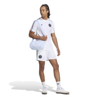 Pantalon d'entraînement adidas Inter Miami CF Originals blanc, noir, bleu clair, rose