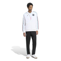 Survêtement adidas Inter Miami CF Originals à fermeture éclair intégrale, blanc et noir