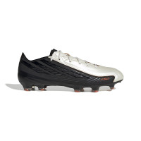 adidas F50 Hyperfast Elite L-Tech Gras Voetbalschoenen (FG) Zwart Wit Oranje