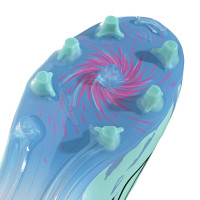 adidas F50 Sparkfusion Trinity League Gras / Kunstgras Voetbalschoenen (MG) Dames Blauw Felblauw Felroze