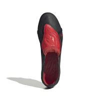 adidas Predator Elite FT L-Tech IJzeren-Nop Voetbalschoenen (SG) Zwart Zwart Rood