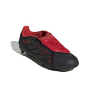 adidas Predator Elite FT L-Tech Gras Voetbalschoenen (FG) Kids Zwart Zwart Rood