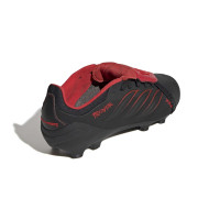 adidas Predator Elite FT L-Tech Gras Voetbalschoenen (FG) Kids Zwart Zwart Rood
