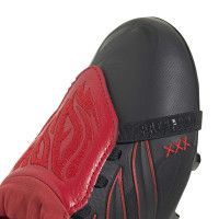 adidas Predator Elite FT L-Tech Gras Voetbalschoenen (FG) Kids Zwart Zwart Rood