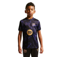 Maillot d'entraînement d'avant-match Nike FC Barcelona x Kobe 2026-2027 pour Enfants, violet, noir, or