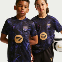 Maillot d'entraînement d'avant-match Nike FC Barcelona x Kobe 2026-2027 pour Enfants, violet, noir, or