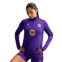 Survêtement Nike FC Barcelona Strike 1/4-Zip 2026-2027 pour femmes, violet, noir, or