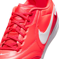 Nike Tiempo Streetgato Chaussures de Foot Street Rouge Blanc