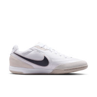 Nike Tiempo Streetgato Straatvoetbalschoenen Wit Beige Zwart