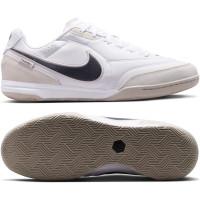Nike Tiempo Streetgato Straatvoetbalschoenen Wit Beige Zwart