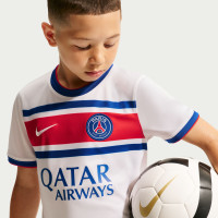 Maillot d'entraînement d'avant-match Nike Paris Saint-Germain 2026-2027 pour Enfants, blanc et rouge