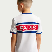 Maillot d'entraînement d'avant-match Nike Paris Saint-Germain 2026-2027 pour Enfants, blanc et rouge