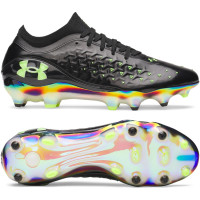 Under Armour Magnetico Elite 6 RCS Gras Voetbalschoenen (FG) Zwart Metallic Black Neongroen