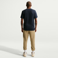 Nike Sportswear Club Fleece Joggingbroek Donkerbeige Donkerblauw