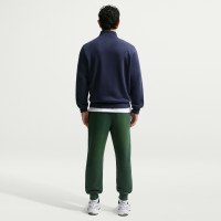 Pantalon de survêtement en polaire Nike Sportswear Club vert foncé et blanc