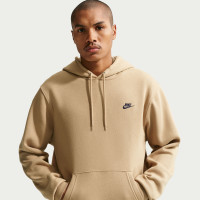 Nike Sportswear Club Fleece Trainingspak Hooded Donkerbeige Donkerblauw