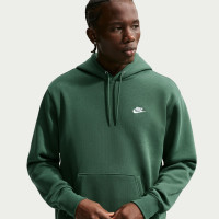 Nike Sportswear Club Fleece Trainingspak Hooded Donkergroen Wit
