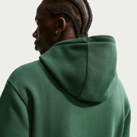 Nike Sportswear Club Fleece Trainingspak Hooded Donkergroen Wit