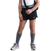 Nike Pro Fleece Trainingsbroekje Kids Zwart Wit