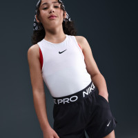 Nike Pro Fleece Trainingsbroekje Kids Zwart Wit