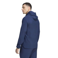 adidas Bayern München Tiro Travel Trainingspak 2026-2027 Donkerblauw Rood