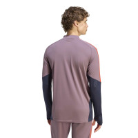 adidas Bayern München Europees Trainingstrui 1/4-Zip 2026-2027 Lichtpaars Zwart Rood
