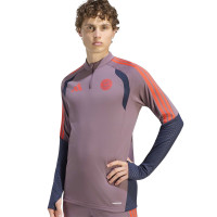 adidas Bayern München Europees Trainingstrui 1/4-Zip 2026-2027 Lichtpaars Zwart Rood