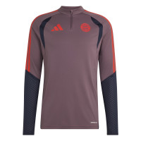 adidas Bayern München Europees Trainingstrui 1/4-Zip 2026-2027 Lichtpaars Zwart Rood