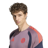 adidas Bayern München Europees Trainingsshirt 2026-2027 Lichtpaars Zwart Rood