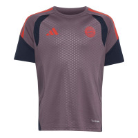 adidas Bayern München Europees Trainingsshirt 2026-2027 Kids Lichtpaars Zwart Rood