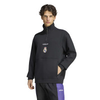 adidas Real Madrid EQT Trainingspak 1/4-Zip Zwart Paars Wit