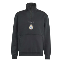 adidas Real Madrid EQT Trainingspak 1/4-Zip Zwart Paars Wit
