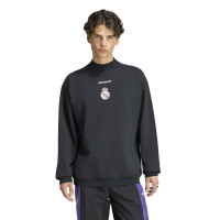 adidas Real Madrid EQT Crew Trainingspak Zwart Wit Paars