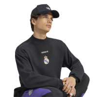 adidas Real Madrid EQT Crew Sweater Zwart Wit Paars