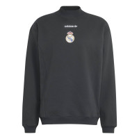 adidas Real Madrid EQT Crew Sweater Zwart Wit Paars