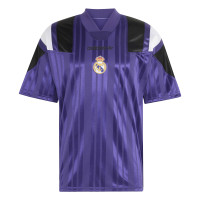 T-shirt adidas Real Madrid EQT violet noir blanc