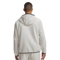 Under Armour Unstoppable Fleece Trainingsjack Gebroken Wit Zwart