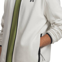 Under Armour Unstoppable Fleece Trainingspak Gebroken Wit