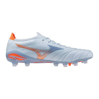 Mizuno Morelia Neo V Beta Japan Gras Voetbalschoenen (FG) Lichtblauw Blauw Oranje