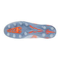 Mizuno Morelia Neo V Beta Pro Gazon Naturel Chaussures de Foot (FG) Bleu Clair Bleu Orange