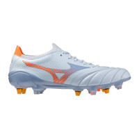 Mizuno Morelia Neo V Beta Elite Crampons Vissés Chaussures de Foot (SG) Bleu Clair Bleu Orange