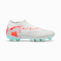 PUMA Future 9 Match Brilliance Gras / Kunstgras Voetbalschoenen (MG) Dames Wit Feloranje Roze Lichtblauw