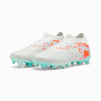 PUMA Future 9 Match Brilliance Gras / Kunstgras Voetbalschoenen (MG) Dames Wit Feloranje Roze Lichtblauw