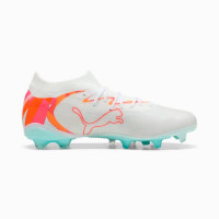 PUMA Future 9 Match Brilliance Gras / Kunstgras Voetbalschoenen (MG) Dames Wit Feloranje Roze Lichtblauw