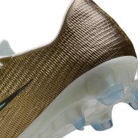 Nike Zoom Mercurial Superfly 11 Mbappé Elite Gras Voetbalschoenen (FG) Goud Groen Wit