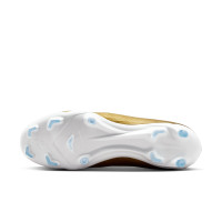 Nike Mercurial Superfly 11 Mbappé Academy Gras / Kunstgras Voetbalschoenen (MG) Goud Groen Wit