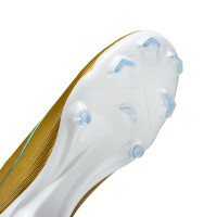 Nike Mercurial Superfly 11 Mbappé Academy Gras / Kunstgras Voetbalschoenen (MG) Goud Groen Wit