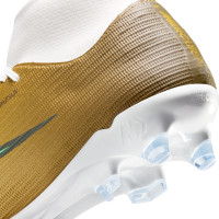 Nike Mercurial Superfly 11 Mbappé Academy Gras / Kunstgras Voetbalschoenen (MG) Goud Groen Wit