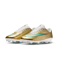 Nike Zoom Mercurial Superfly 11 Pro Gazon Naturel Chaussures de Foot (FG) Doré Vert Blanc